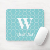 Verziertes zeitgenössisches Monogramm - Buchstabe Mousepad (Mit Mouse)