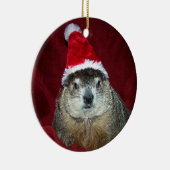Verzierung 2 Claras Groundhog Keramikornament (Rechts)