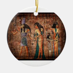 Verzierung alten Ägyptens 4 Keramikornament
