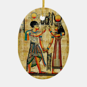 Verzierung alten Ägyptens 5 Keramik Ornament