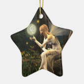 Verzierung Ball des feenhaften Lichtes Weihnachts Keramik Ornament (Links)