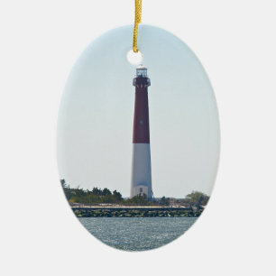 Verzierung Barnegat Leuchtturm-(alter Krach) LBI Keramik Ornament