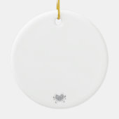 Verzierung, Baumdekor, Igel, jugendlich Geschenk, Keramik Ornament (Hinten)