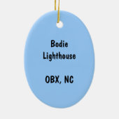 Verzierung Bodie-Leuchtturm-OBX NC Keramik Ornament (Hinten)