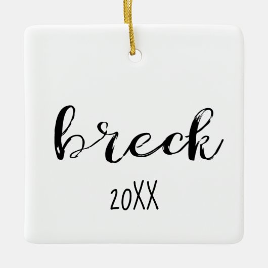 Verzierung Breckenridges, Colorado Keramikornament (Vorderseite)