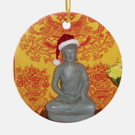 Verzierung Buddhas Sankt Keramik Ornament (Vorne)