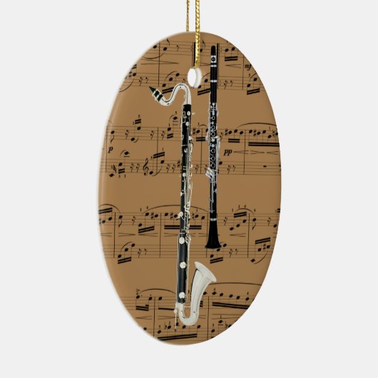 Verzierung - Clarinets - wählen Sie Ihre Farbe aus Keramikornament (Rechts)