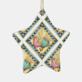 VERZIERUNG - COOLE BOHNEN! KAFFEE-KUNST KERAMIK ORNAMENT (Rechts)