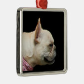 Verzierung der französischen Bulldogge Ornament Aus Metall (Rechts)