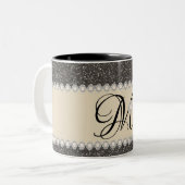 Verzierung der Girly Zweifarbige Tasse (Vorderseite Links)