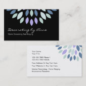 Verzierung der Visitenkarten Visitenkarte (Vorne/Hinten)