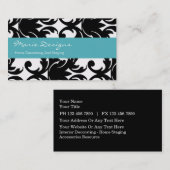 Verzierung der Visitenkarten Visitenkarte (Vorne/Hinten)