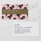 Verzierung der Visitenkarten Visitenkarte (Vorne/Hinten)