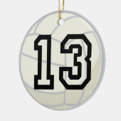 Verzierung der Volleyball-Spieler-einheitliche Keramik Ornament (Links)