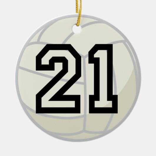 Verzierung der Volleyball-Spieler-einheitliche Keramikornament (Vorne)