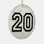 Verzierung der Volleyball-Spieler-einheitliche Keramikornament (Rechts)