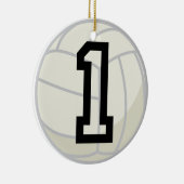 Verzierung der Volleyball-Spieler-einheitliche Keramikornament (Rechts)