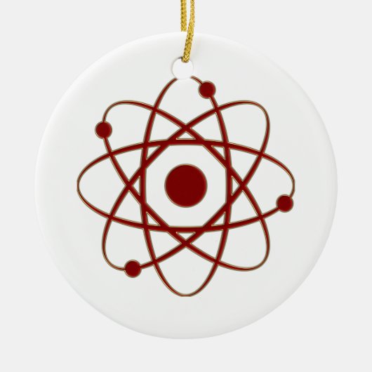 Verzierung des Atom-(005a) Keramik Ornament (Vorne)