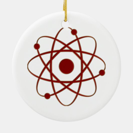 Verzierung des Atom-(005a) Keramik Ornament (Hinten)