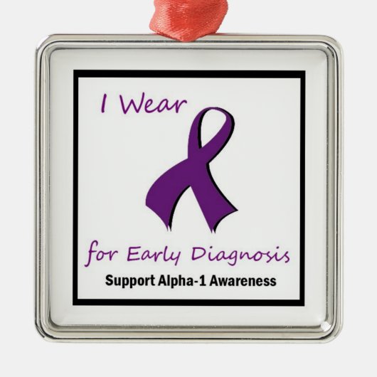 Verzierung des Bewusstseins-Alpha-1 Ornament Aus Metall (Vorne)