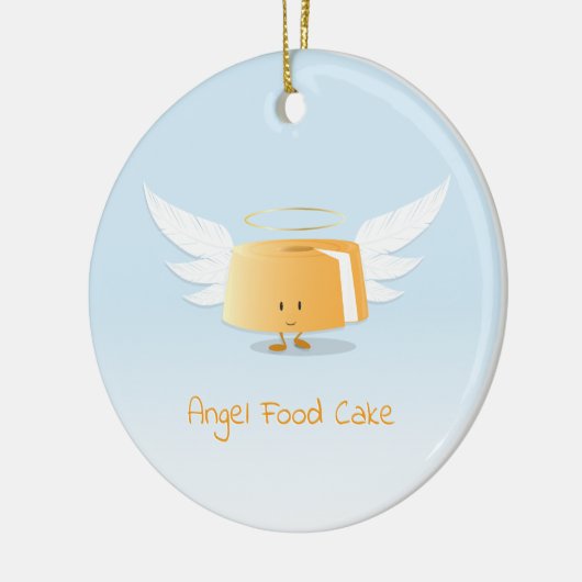 Verzierung des Engels-Nahrungsmittelkuchen-| Keramik Ornament (Links)