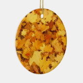 Verzierung des Herbst-Blätter Keramikornament (Rechts)