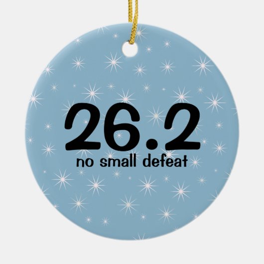Verzierung des Marathon-Läufer-26,2 Keramikornament (Vorne)