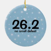 Verzierung des Marathon-Läufer-26,2 Keramikornament (Hinten)