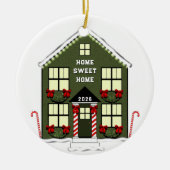 Verzierung des neuen Hauses Keramik Ornament (Vorne)