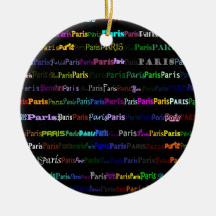 Verzierung des Paris-Text-Entwurfs-I Keramik Ornament