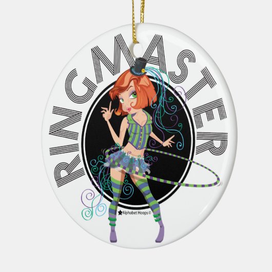 Verzierung des Ringmaster (Redhead) Keramik Ornament (Links)