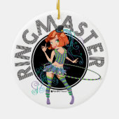 Verzierung des Ringmaster (Redhead) Keramik Ornament (Hinten)