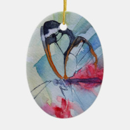 Verzierung des Schmetterlinges 10 Keramikornament