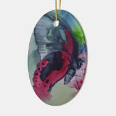 Verzierung des Schmetterlinges 25 Keramik Ornament (Links)