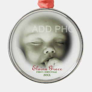 Verzierung des Weihnachten311-baby's erstes Ornament Aus Metall