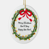 Verzierung des WeihnachtsKranz-DIY Keramikornament (Rechts)