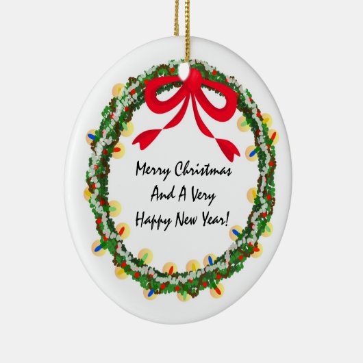 Verzierung des WeihnachtsKranz-DIY Keramikornament (Rechts)