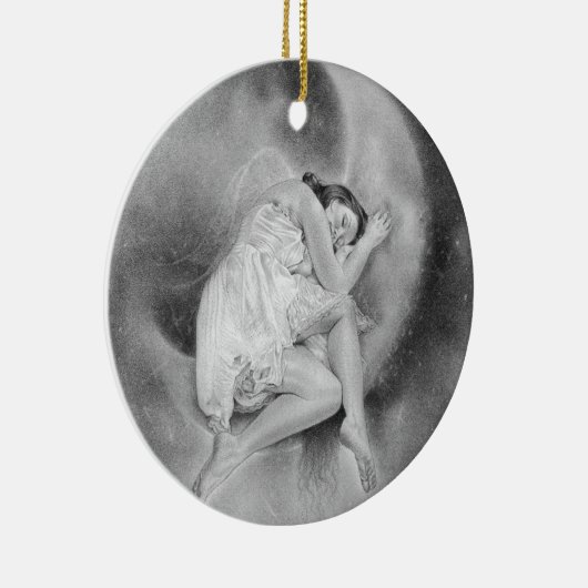 Verzierung Engel der süßen Träume Keramik Ornament (Rechts)