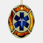 Verzierung Feuer-EMS Keramikornament (Rechts)