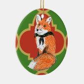 Verzierung Gilwell Fox Quatrefoil Keramikornament (Rechts)