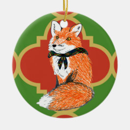 Verzierung Gilwell Fox Quatrefoil Keramikornament