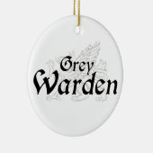 Verzierung: Grauer Wärter Keramikornament (Rechts)