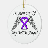 Verzierung-im Gedächtnis meines MTM Engels Keramik Ornament (Links)