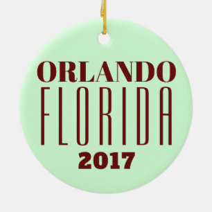 Verzierung kundengerechten Orlandos, Florida Keramikornament