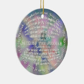 VERZIERUNG messianisches Prophezeiungen Keramikornament (Rechts)