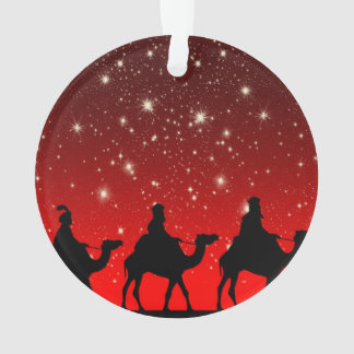 Verzierung mit 3 weisen Männern Ornament