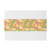 Verzierung mit Äpfeln Einladungsbanderole (Rückseitenbeispiel)