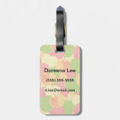 Verzierung mit Äpfeln Gepäckanhänger (Rückseite vertikal)