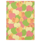 Verzierung mit Äpfeln Klemmbrett (Rückseite)