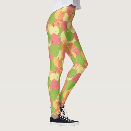 Verzierung mit Äpfeln Leggings (Rechts)